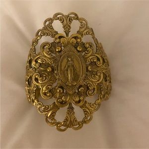 Virgin Saints & Angels Gold Cuff